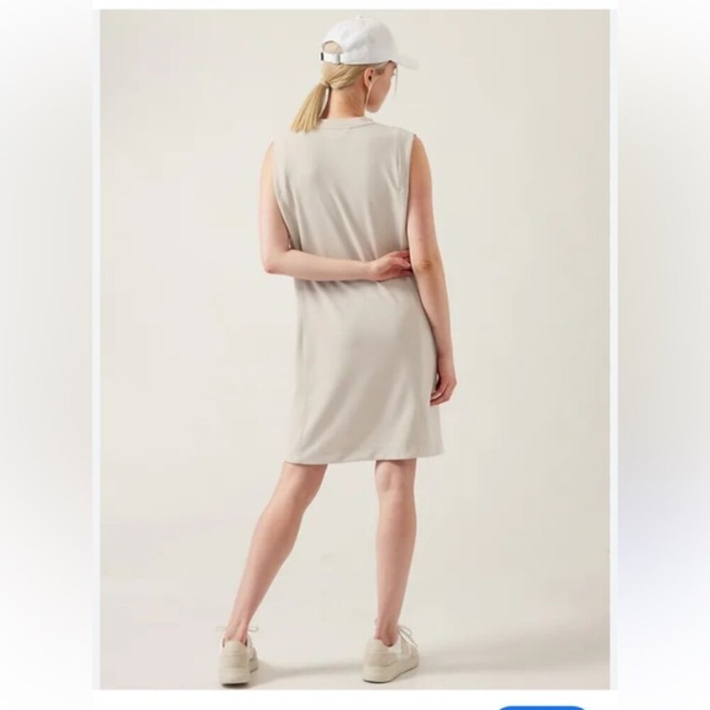 NWT Athleta SEASOFT TANK DRESS Abalone Size L